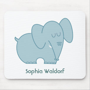 Mousepad Elefante Doce (Azul)