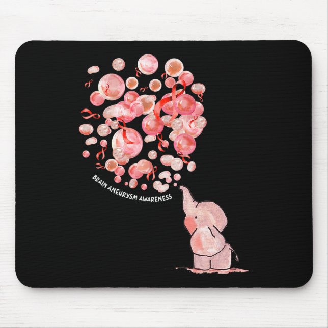 Mousepad Elefante Estoura Aneurisma Cerebral de Balões de B (Frente)