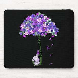 Mousepad Elefante Fofo de Conscientização Eu Vou Lembrar Po