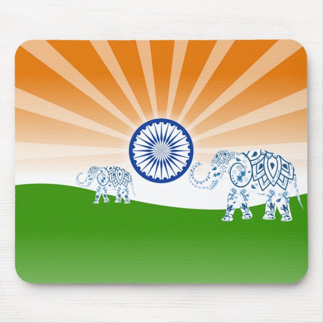 Mousepad Elefante indiano (Frente)