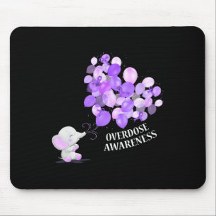 Mousepad Elefante Inflando Lloons Conscientização sobre Ove