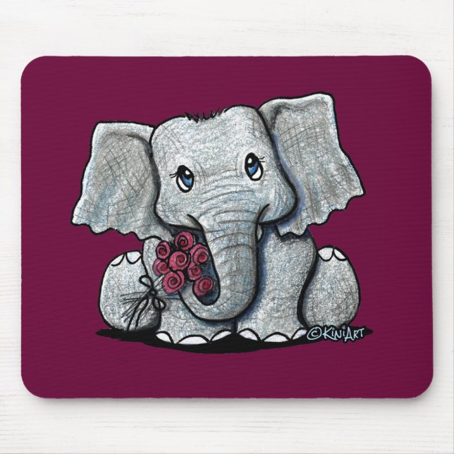 Mousepad Elefante KiniArt (Frente)