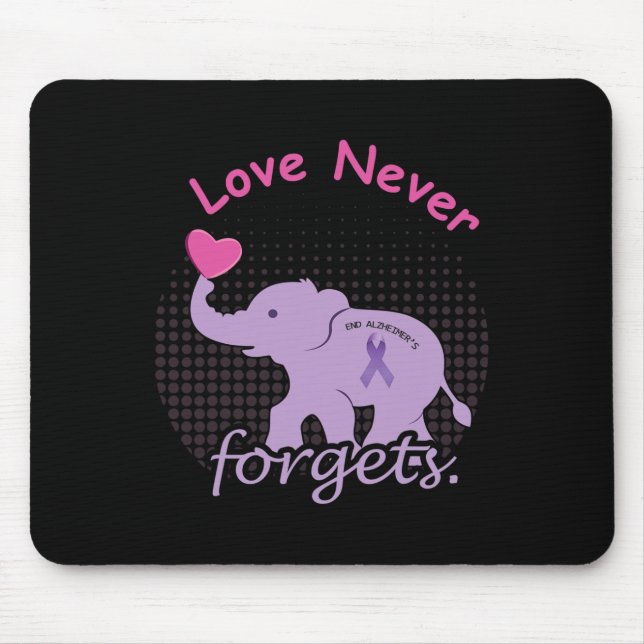Mousepad Elefante Love End Heimer End Heimerheimer Heimerhe (Frente)