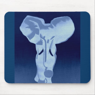Mousepad Elefante no azul