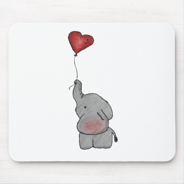 Mousepad Elefante que guardara o balão (Frente)