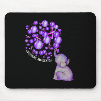 Mousepad Elefante Soprando Roxo-Roxo Sobredosagem