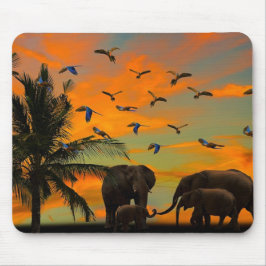 Mousepad Elefantes Africanos