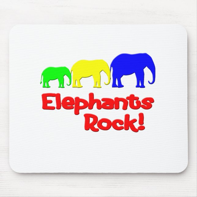 Mousepad Elefantes são demais! (Frente)
