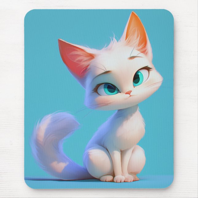 Mousepad Elegância Purr-fect (Frente)