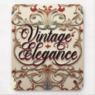 Mousepad "Elegância Vintage Redefinida"