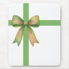 Mousepad Elegant Gift Bow – Modern Christmas Design