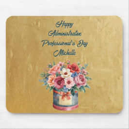 Mousepad Elegant Gold Administrative Professionals Day