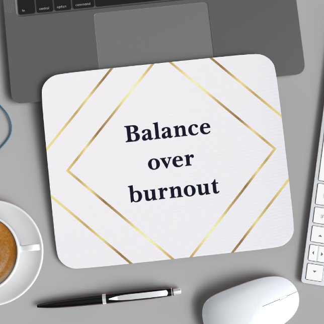 Mousepad Elegant Neutral Minimalist (Criador carregado)