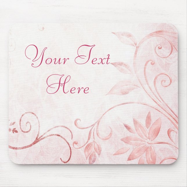 Mousepad Elegant Pink Vintage (Frente)