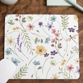 Mousepad Elegant Wildflower Wild Flower Floral
