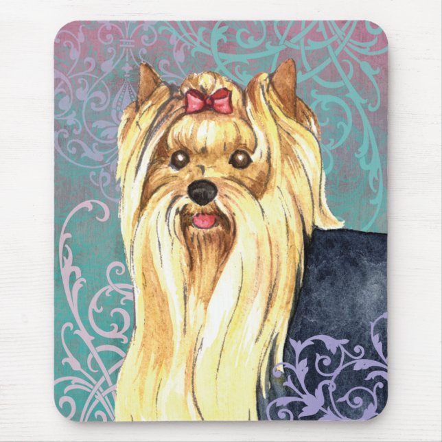 Mousepad Elegant Yorkie (Frente)