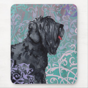 Mousepad Elegante Black Russian Terrier