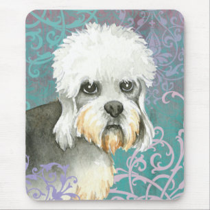 Mousepad Elegante Dandie Dinmont Terrier