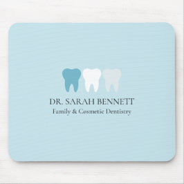 Mousepad Elegante dentista AQUA azul profissional