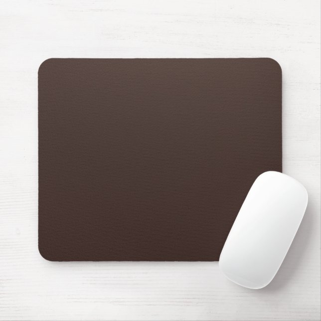 Mousepad Elegante Design de Textura de Couro Marrom para Es (Com mouse)