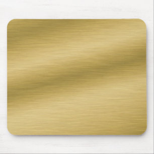 Mousepad Elegante escovado Dourado