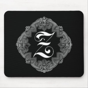 Mousepad Elegante Gótico inicial Z