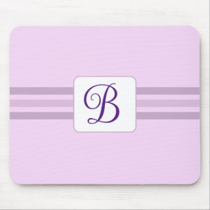 Mousepad Elegante Leve Rico Roxo Inicial