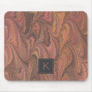Mousepad Elegante Marble Monograma