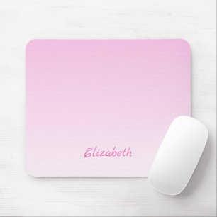 Mousepad Elegante Mínimo de Gradiente Rosa Espinoso Moderno