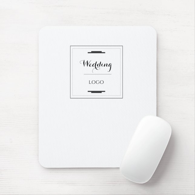 Mousepad Elegante Presente Personalizado de Casamento Moder (Com mouse)