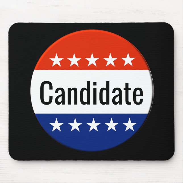 Mousepad Eleição da Campanha Candidata Personalizada 2024 (Frente)