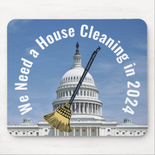 Mousepad Eleição De 2024 Para Limpeza Da Casa