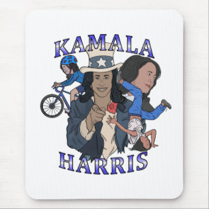 Mousepad Eleição de Estilo de Rap Bootleg Kamala Harris