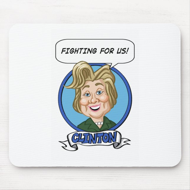 Mousepad Eleição De Hilary Clinton 2016 (Frente)