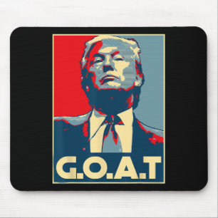 Mousepad Eleição do Dedo Médio Trump Goat 2024 Republicano