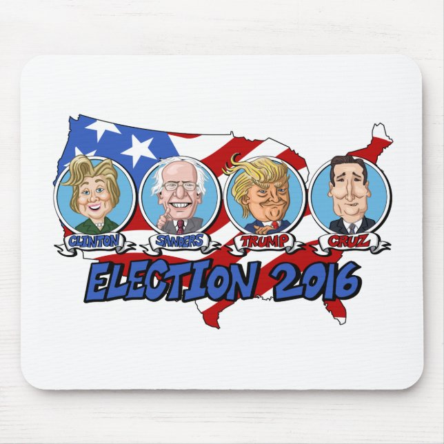 Mousepad Eleição Presidencial 2016 (Frente)
