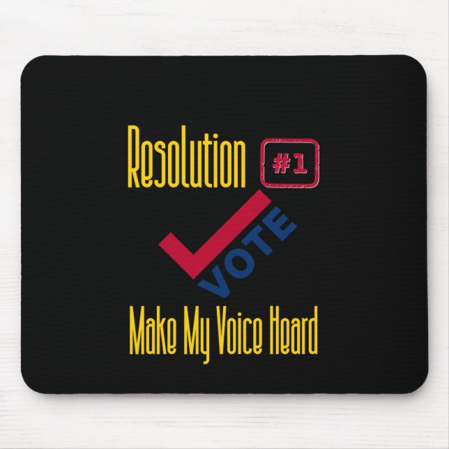 Mousepad Eleição - Votação - Autocolante (Frente)