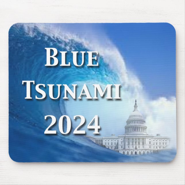 Mousepad Eleições 2024 no tsunami (Frente)