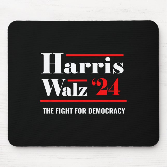 Mousepad Eleita Kamala Harris &amp; Tim Walz 2024 (Frente)