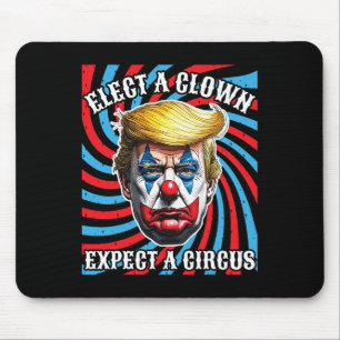 Mousepad Eleita Um Palhaço Esperando Um Anti-Trump De Circo