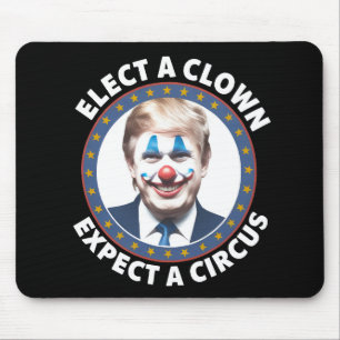 Mousepad Eleja um Palhaço Espere um Circo Política Divertid