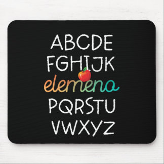 Mousepad Elemeno Alphabet Preschool Kindergarten - Escola