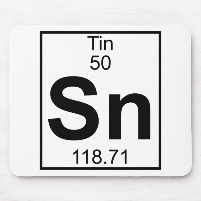 Mousepad Elemento 050 - Sn - lata (cheio) (Frente)