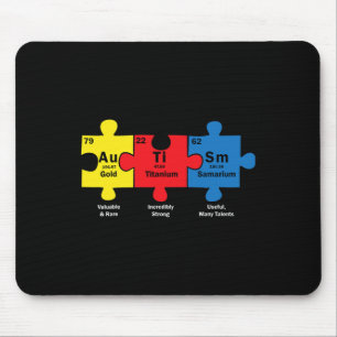 Mousepad Elementos Químicos de quebra-cabeça Piece Legal Au