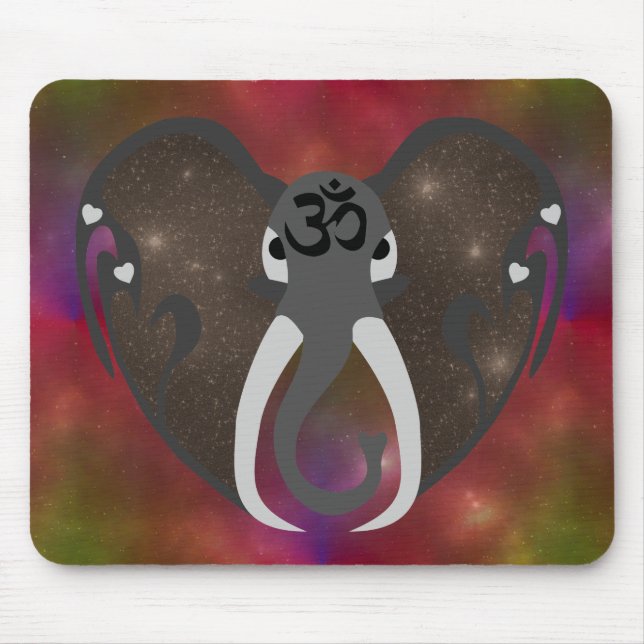Mousepad Elephant Listening to the Cosmos (Frente)