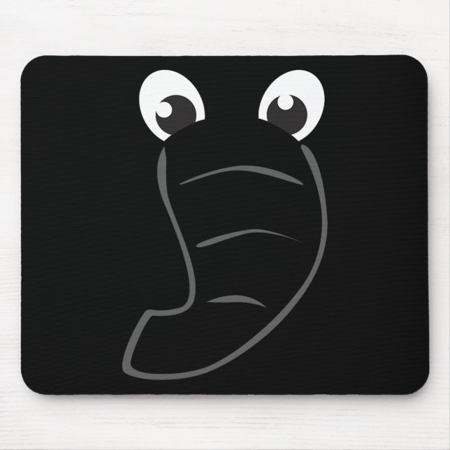 Mousepad Elephon Face Cute Kids Halloween Costume Animal G (Frente)