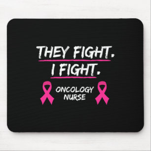 Mousepad Eles Combatem Enfermeiros De Oncologia De Consciên