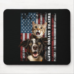 Mousepad Eles Estão Comendo Os Cachorros Gatos Pets Salve N