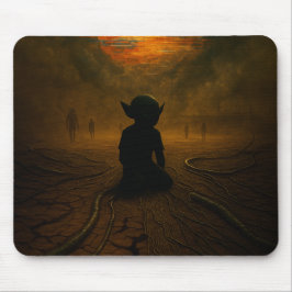 Mousepad Eles vieram enquanto o Sol estava derretendo
