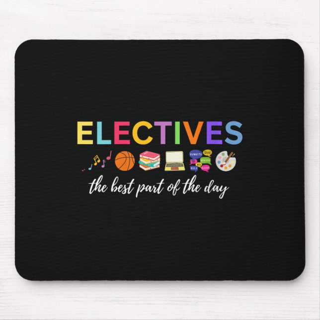 Mousepad Eletivas Femininas Parte Do Dia Decote V  (Frente)